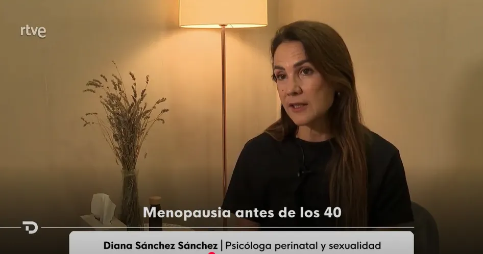 Colaboración en TVE Informativos. Hablamos sobre la menopausia precoz
