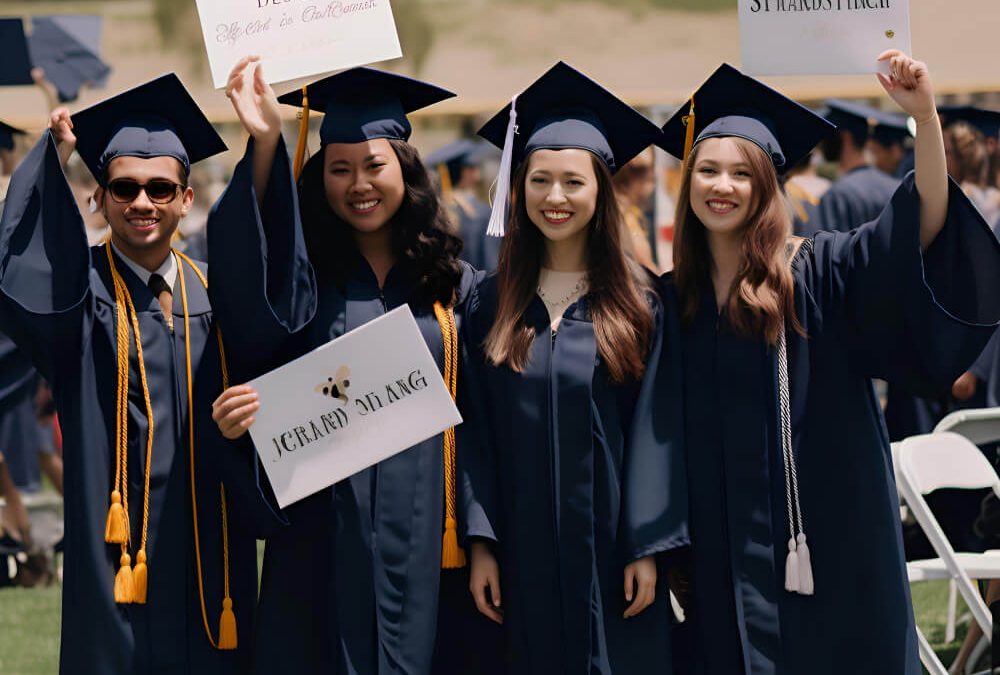 Fiestas de graduación estadounidenses se imponen cada vez más entre los estudiantes españoles , en TELEMADRID